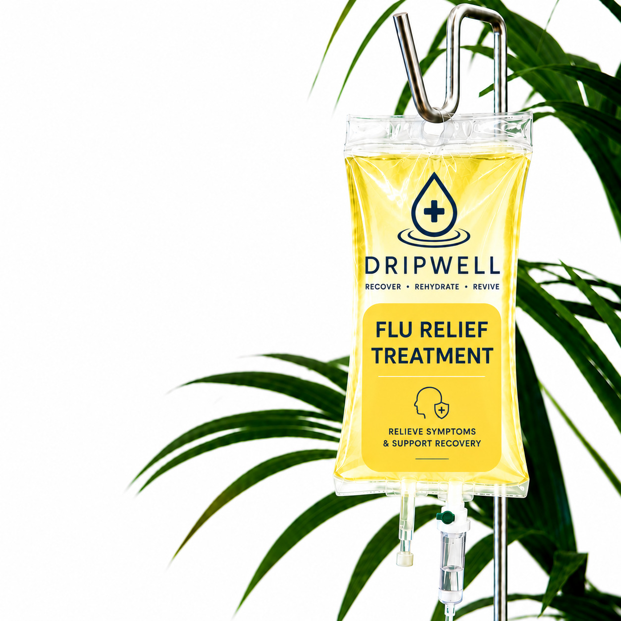Flu relief medical IV treatment at villa in Bali