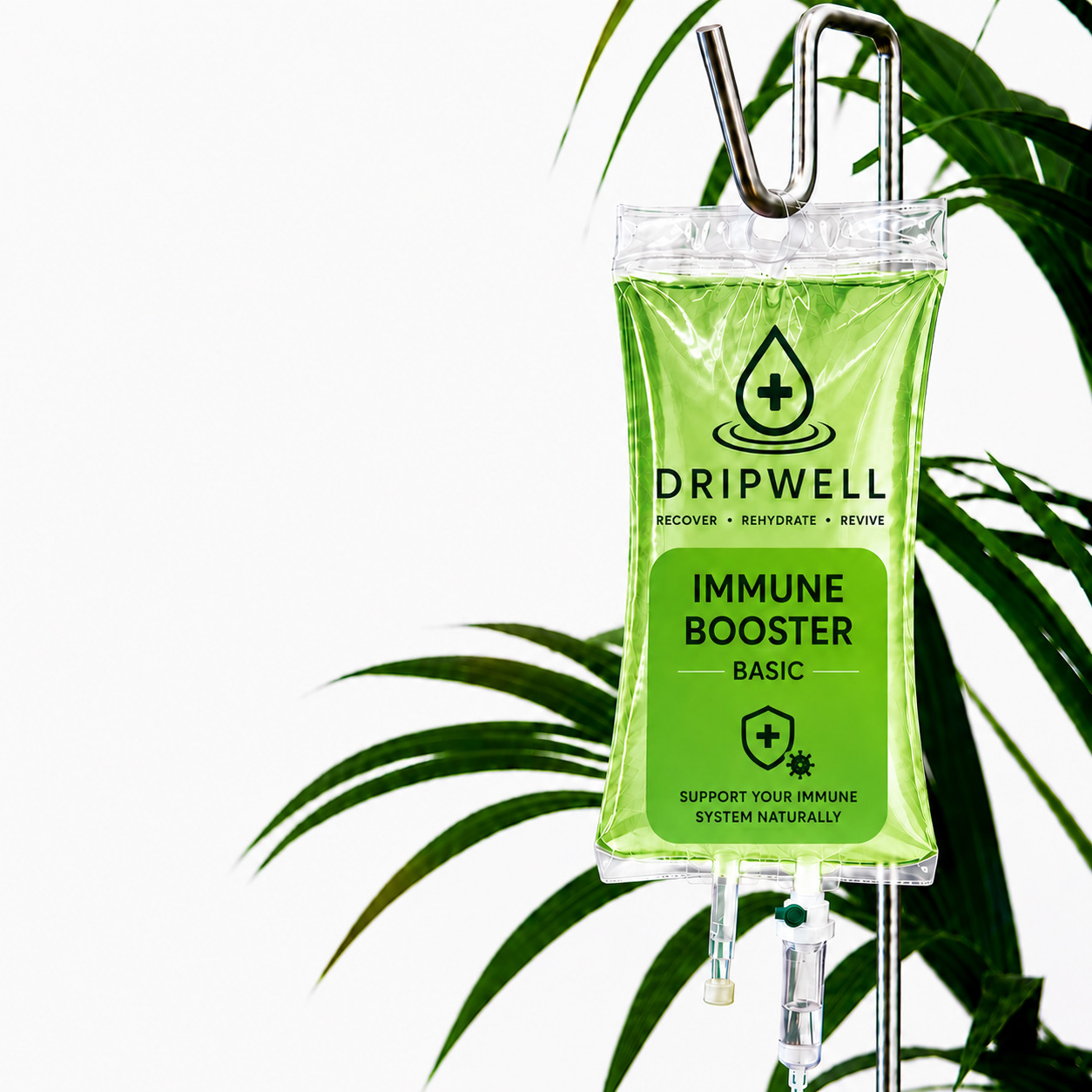 Immune Booster Basic IV therapy at villa in Bali