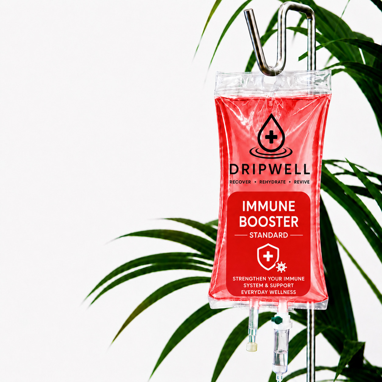 Immune Booster Standard IV therapy recovery at villa in Bali